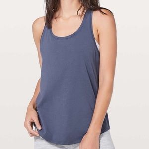 Lululemon Love Tank *Pleated Moody Blues